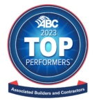 Recognized as an ABC top General Contractor who has achieved AQC and STEP status, ranked by work hours.